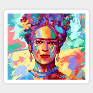 frida kahlo portrait Sticker